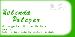 melinda polczer business card